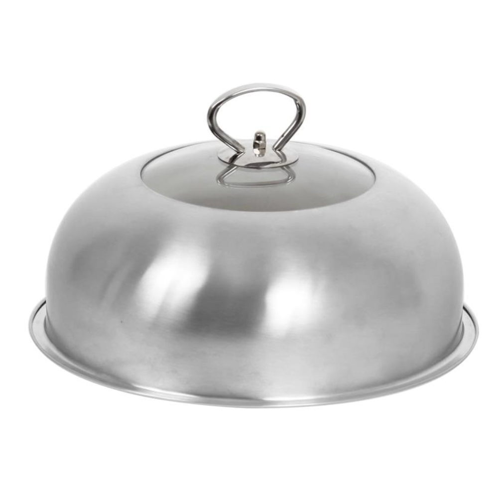 Cloche cuisson vitrée inox - Le Marquier    - Le Marquier - Cloche en verre -  - La Guilde Culinaire