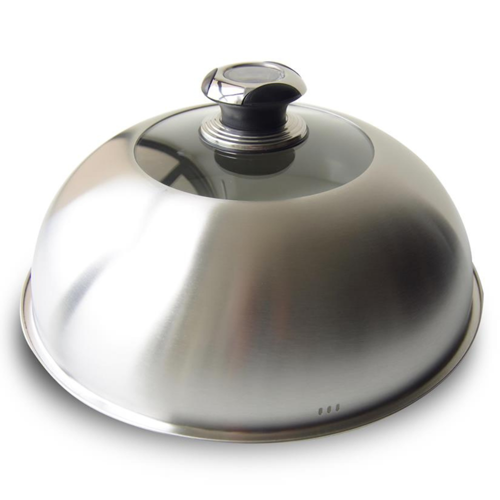 Cloche de cuisson en inox avec thermomètre - Le Marquier    - Le Marquier - Cloche -  - La Guilde Culinaire