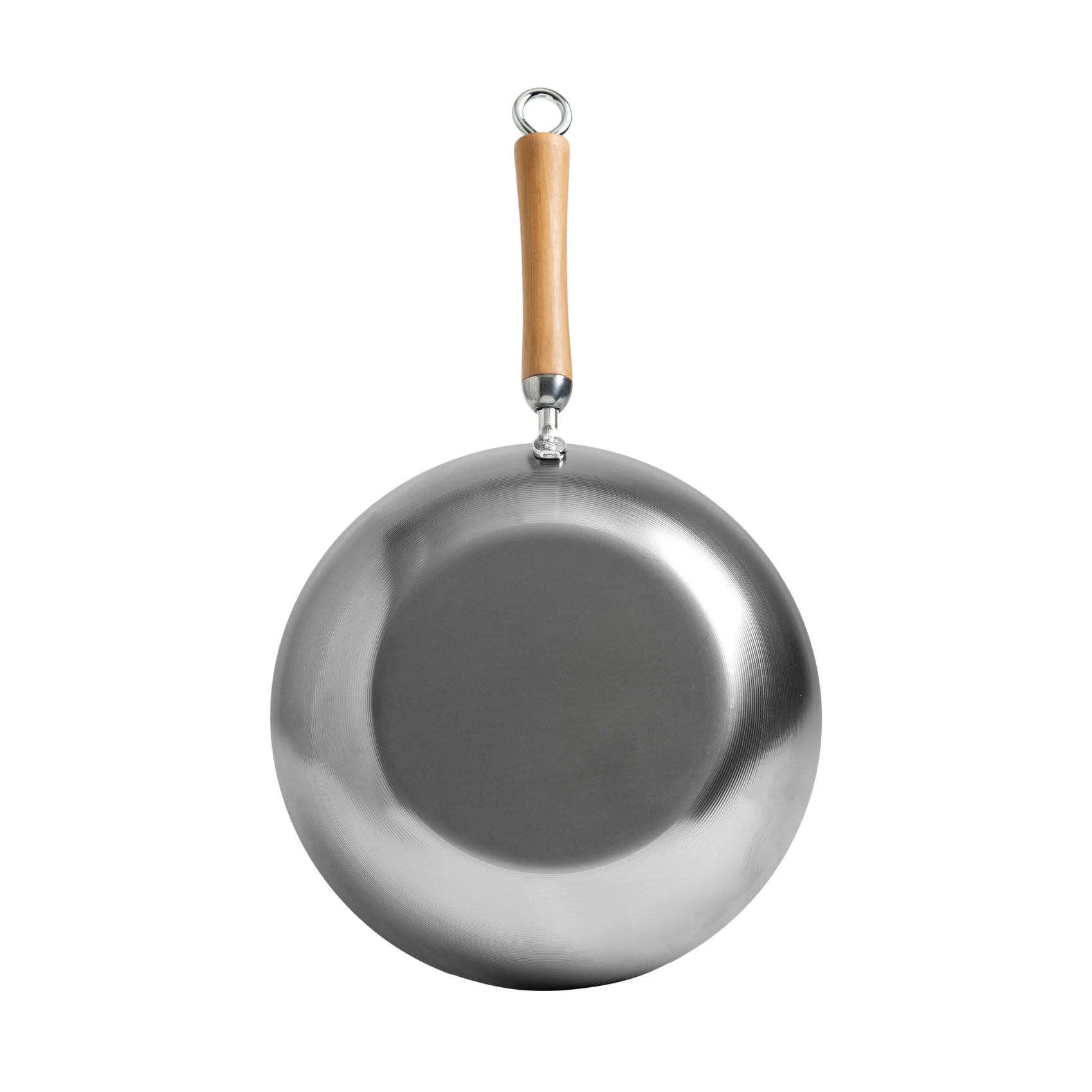 Poêle à frire en acier carbone de 12" de la série Classic avec poignées en bouleau - Joyce Chen - Poêle à frire - - La Guilde Culinaire