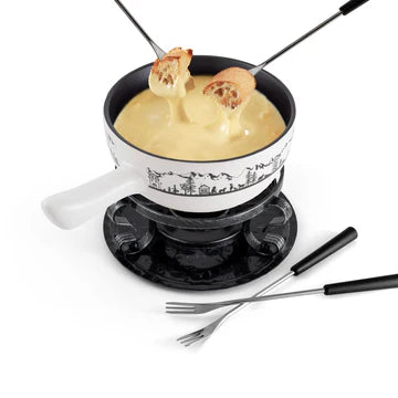 HEIDI Set à fondue 9 pièces - Swissmar - Service à fondue - - La Guilde Culinaire