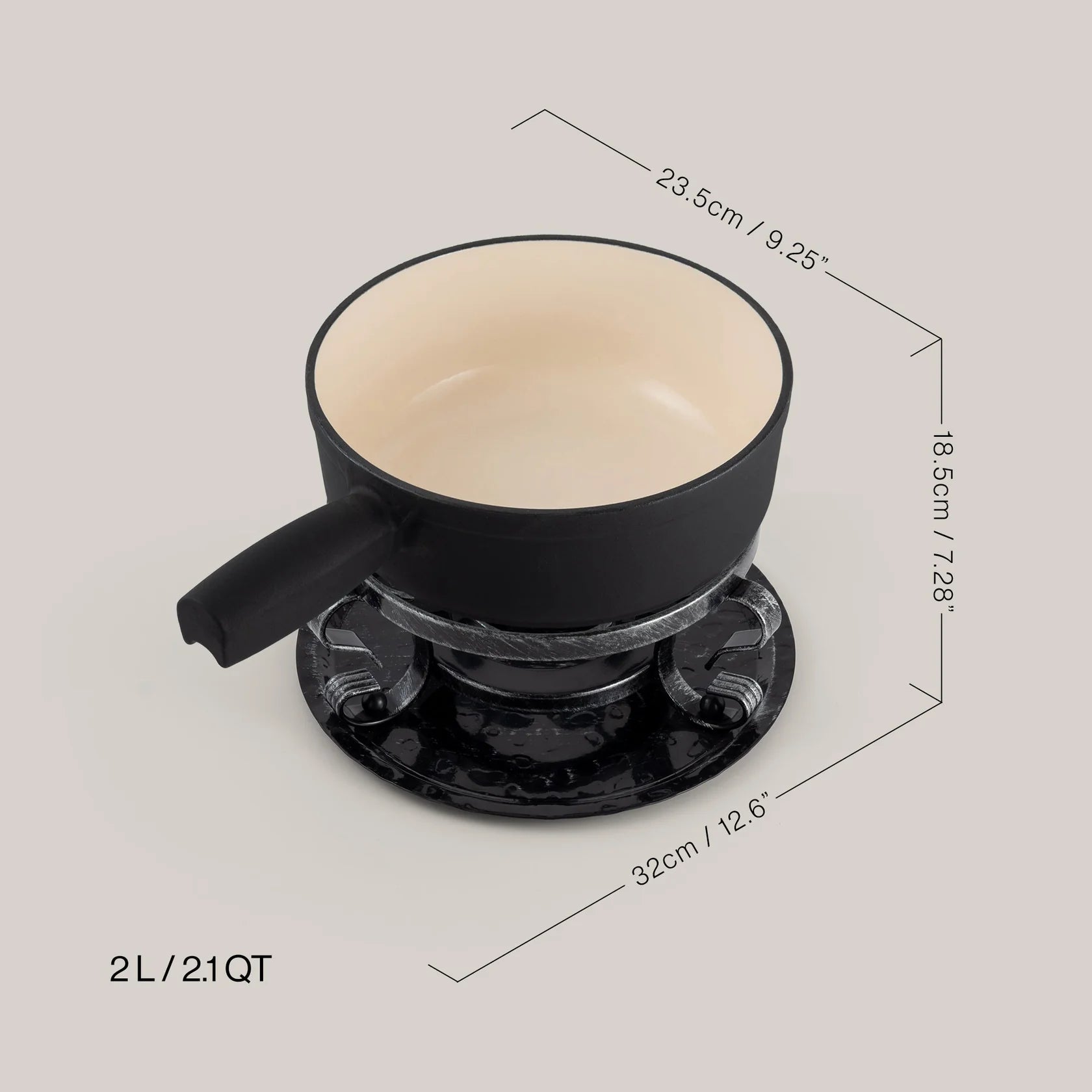 LUGANO Set à fondue - Swissmar - Service à fondue - - La Guilde Culinaire