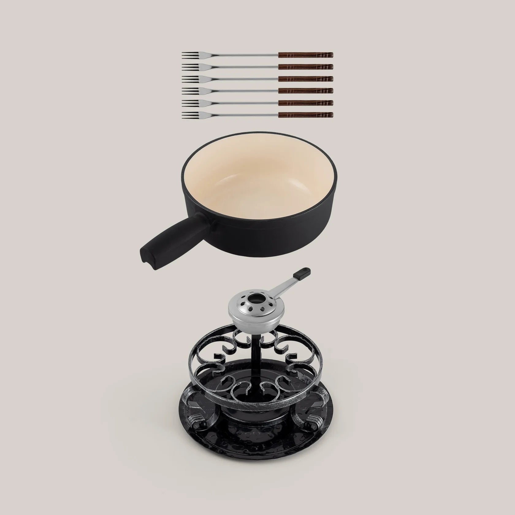 LUGANO Set à fondue - Swissmar - Service à fondue - - La Guilde Culinaire