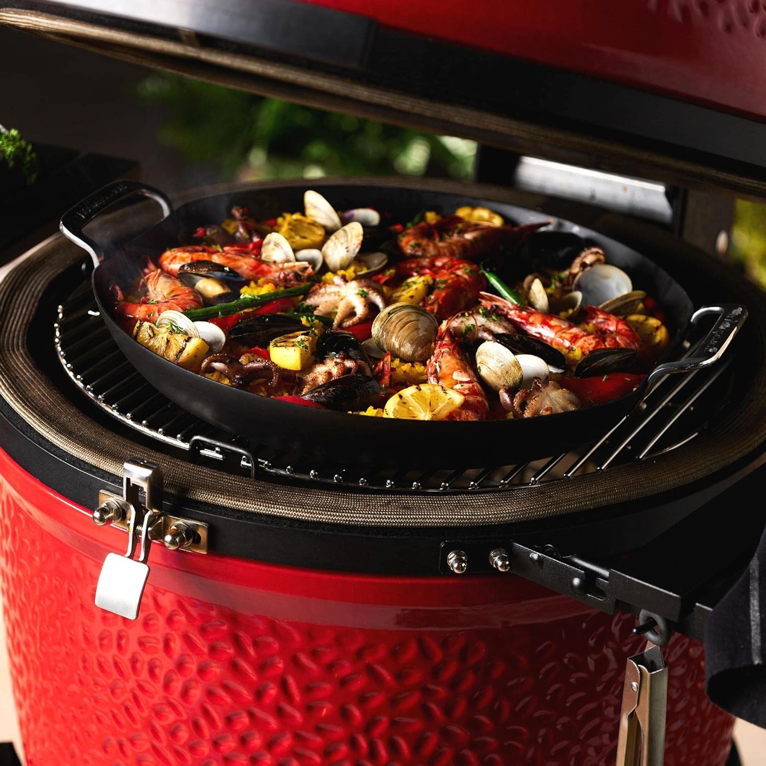 Poêle à paella Karbon Steel - KamadoJoe    - Kamado Joe - Poêle -  - La Guilde Culinaire