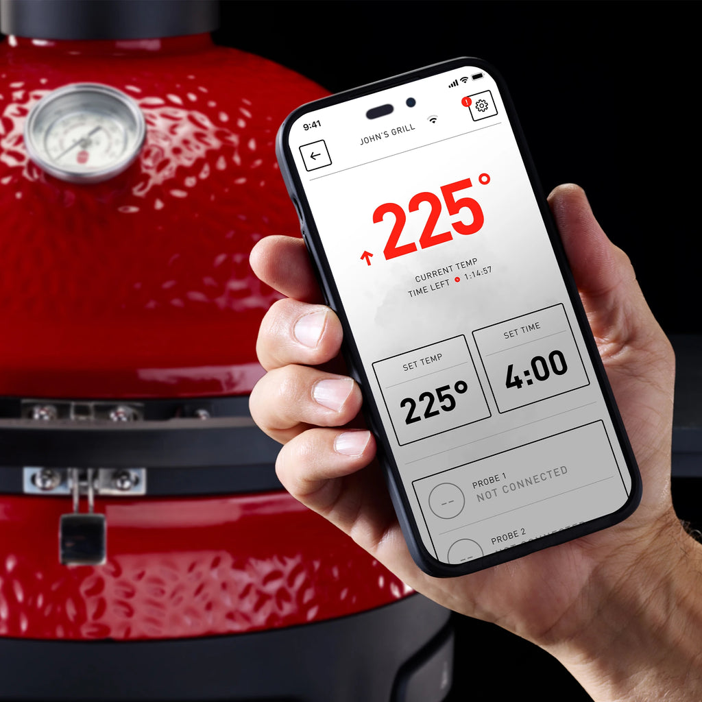 BBQ - Fumoir aux granules de bois PELLET JOE Rouge    - Kamado Joe - BBQ -  - La Guilde Culinaire