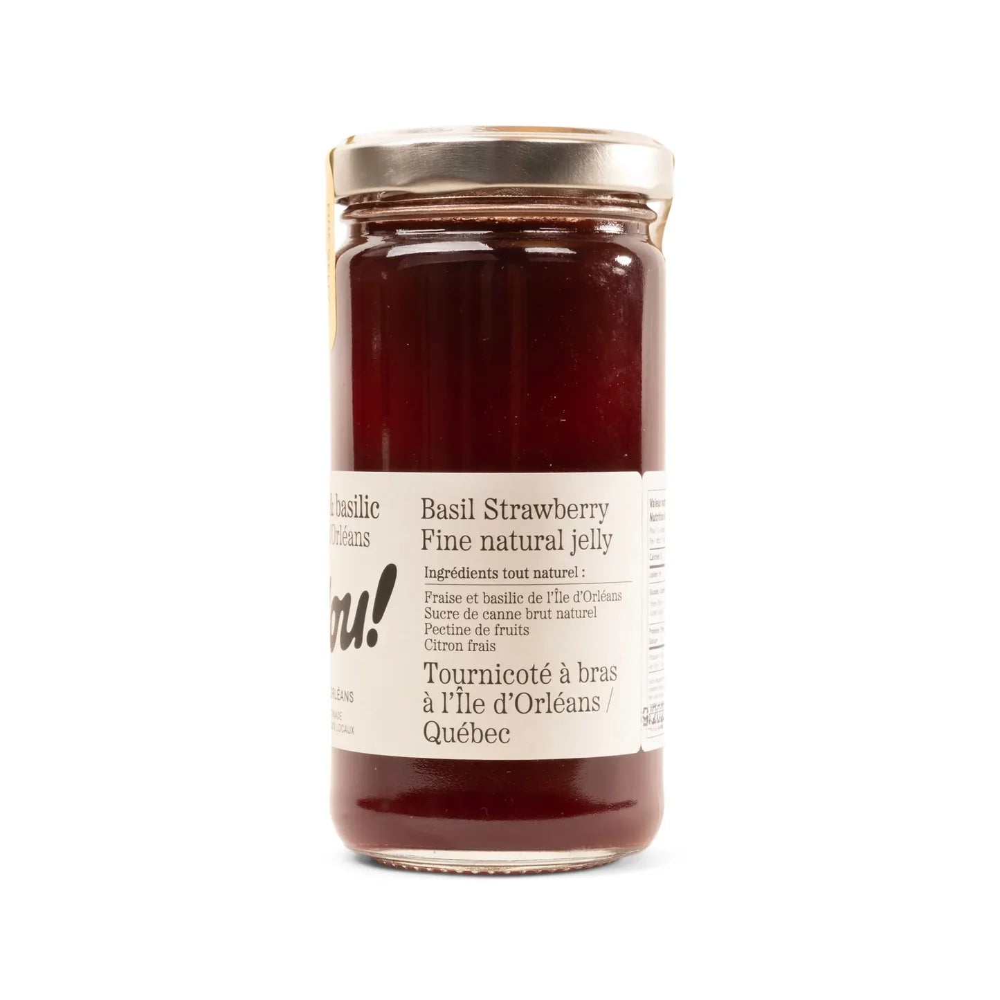 Gelée Fraise d'été et Basilic frais - Tigidou - Confiture - - La Guilde Culinaire