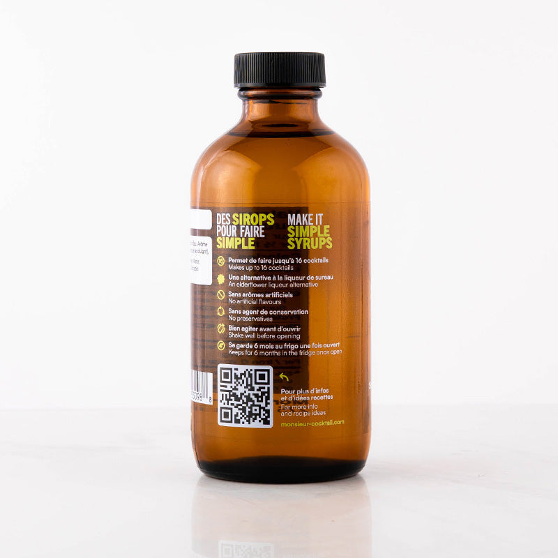 Sirop de fleur de sureau - 250ml    - Monsieur Cocktail - Sirop -  - La Guilde Culinaire