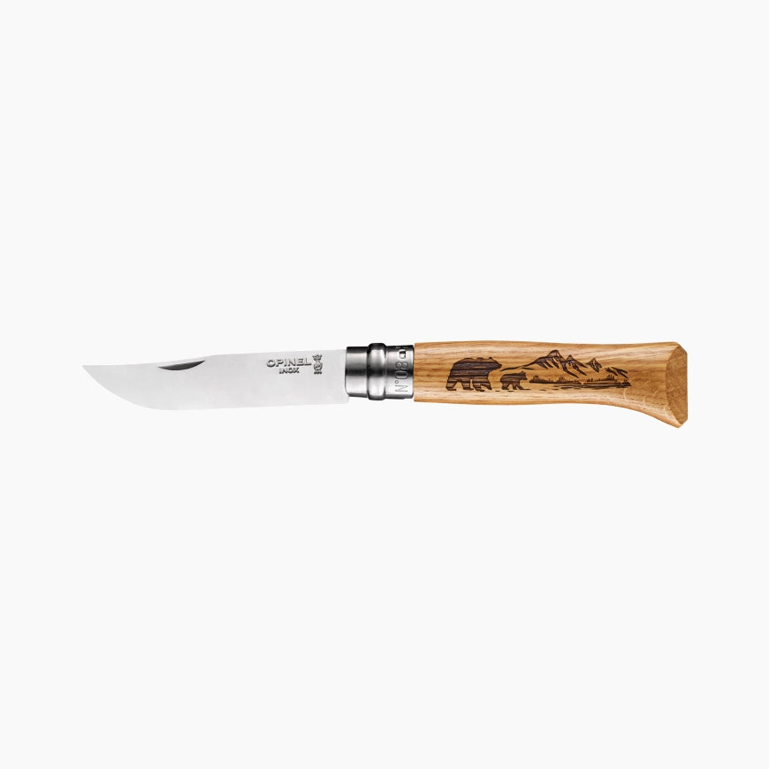 Opinel - N°08 Animalia America Ours   - Opinel - Couteau de poche - 002628 - La Guilde Culinaire