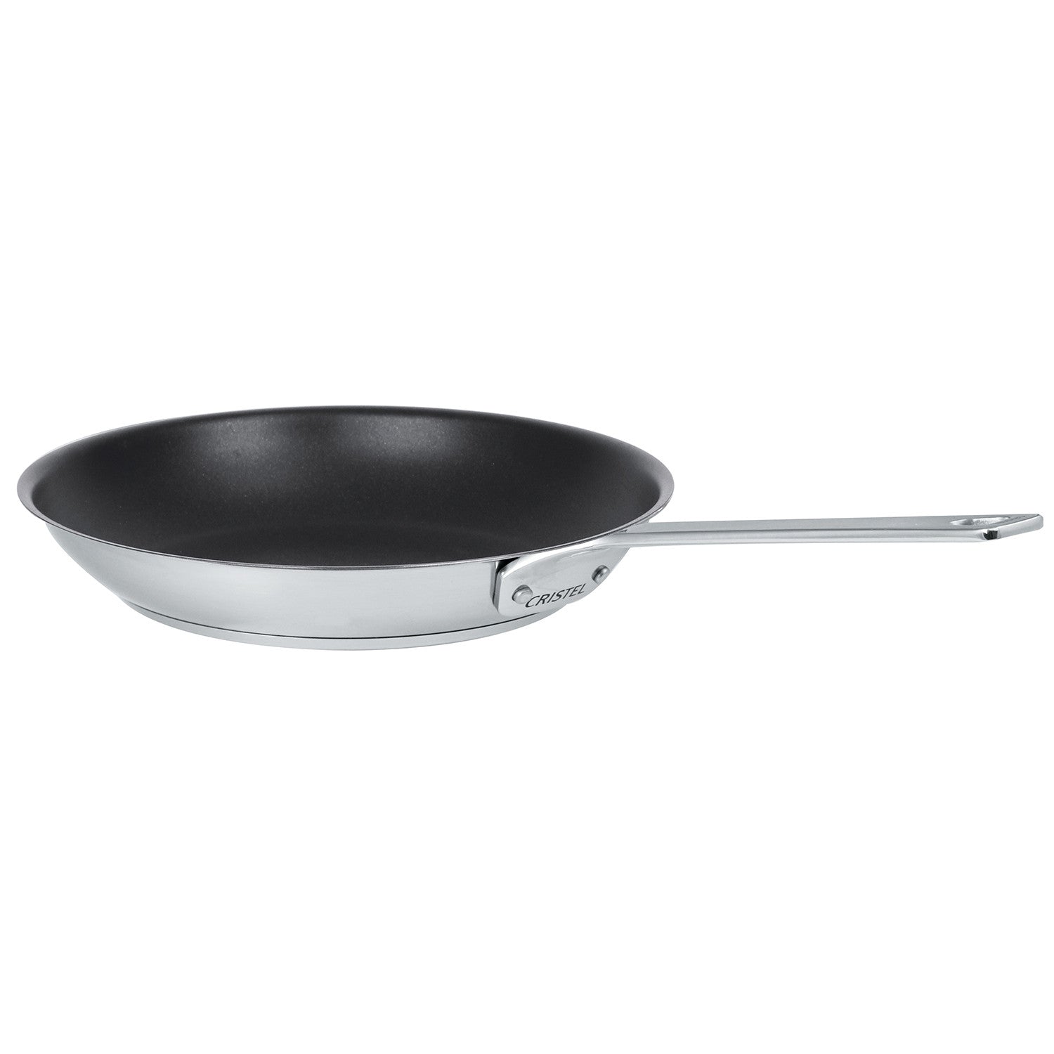 Poêle en inox antiadhésive Cristel - Collection 1826 20 cm   - Cristel - Poêle - P20MVE - La Guilde Culinaire
