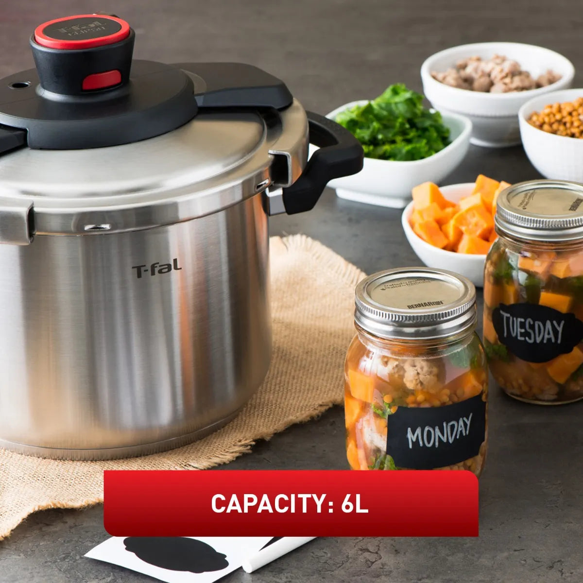 Autocuiseur Clipso en acier Inoxydable, 6L T-fal    - T-fal - Autocuiseur -  - La Guilde Culinaire