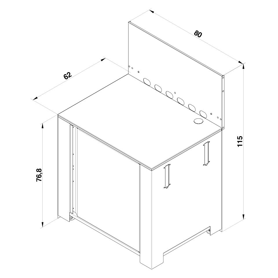 Modulo plancha - ENO - Meuble de cuisine extérieur - - La Guilde Culinaire