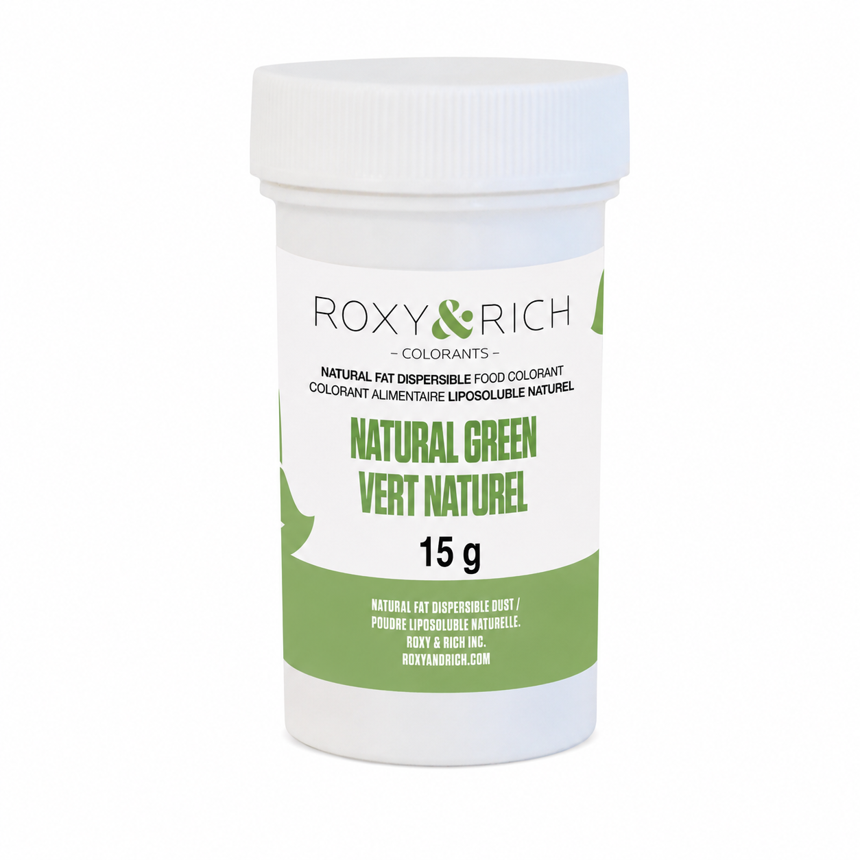 Colorant Alimentaire Liposoluble Naturel Vert 15g - Roxy & Rich - Colorant alimentaire liposoluble naturel - PN15-013 - La Guilde Culinaire