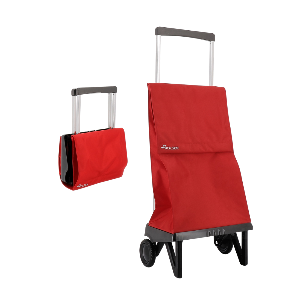 Chariot pliable Plegamatic MF 2 Roues Rouge - Rolser - Sac à épicerie - PLE001RED - La Guilde Culinaire
