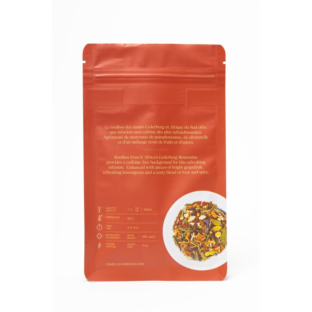 Rooibos Zeste Éclair (sac de 65g) - Camellia Sinensis - Thé et infusion - - La Guilde Culinaire