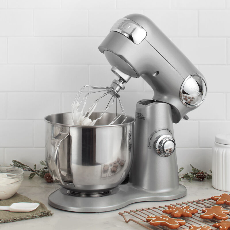 Batteur sur socle 5,5 pintes (5,2 l) Precision Master - Argent - Cuisinart - Batteur sur socle - - La Guilde Culinaire