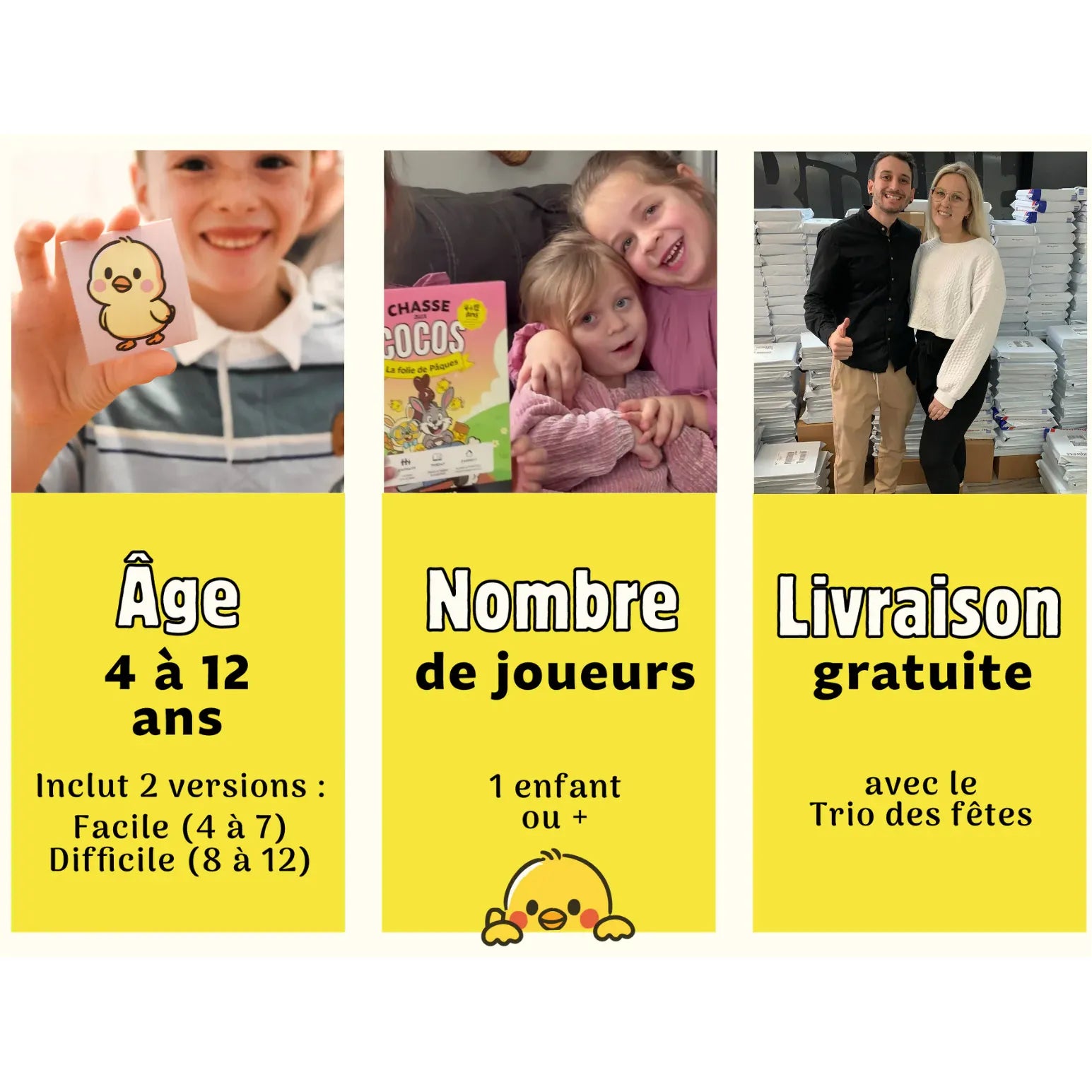 Chasse aux cocos - La folie de Pâques - Charlo Jeux et Aventures - Boîte anniversaire - - La Guilde Culinaire