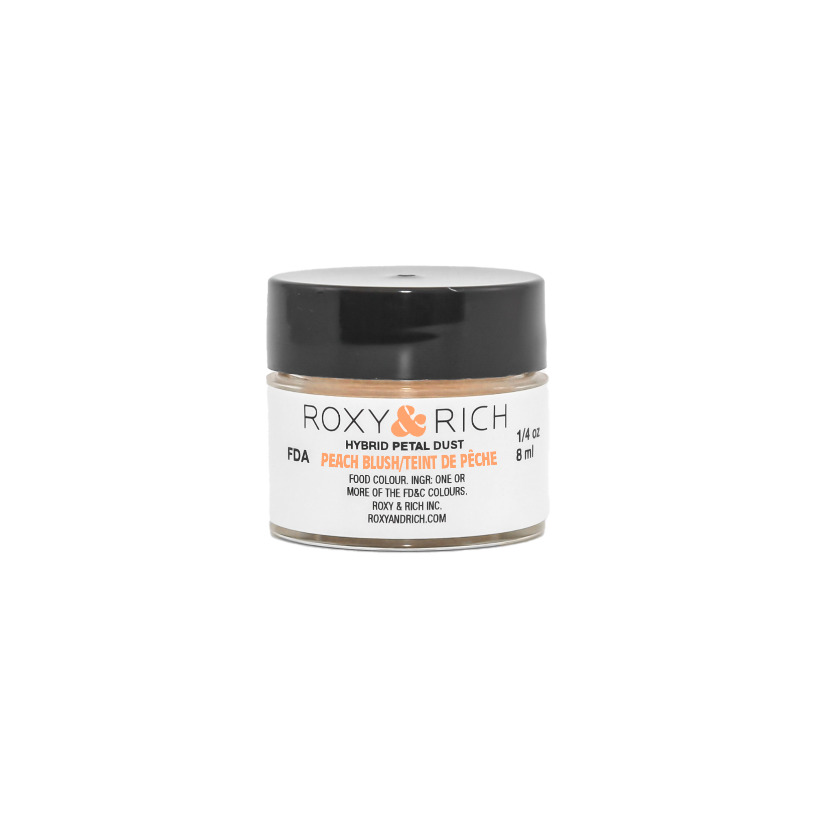 Poudres hybrides pour Pétales Teint de Pêche 7g/ 1/4 oz - Roxy & Rich - Poudres Hybrides Pétales - T2-011 - La Guilde Culinaire