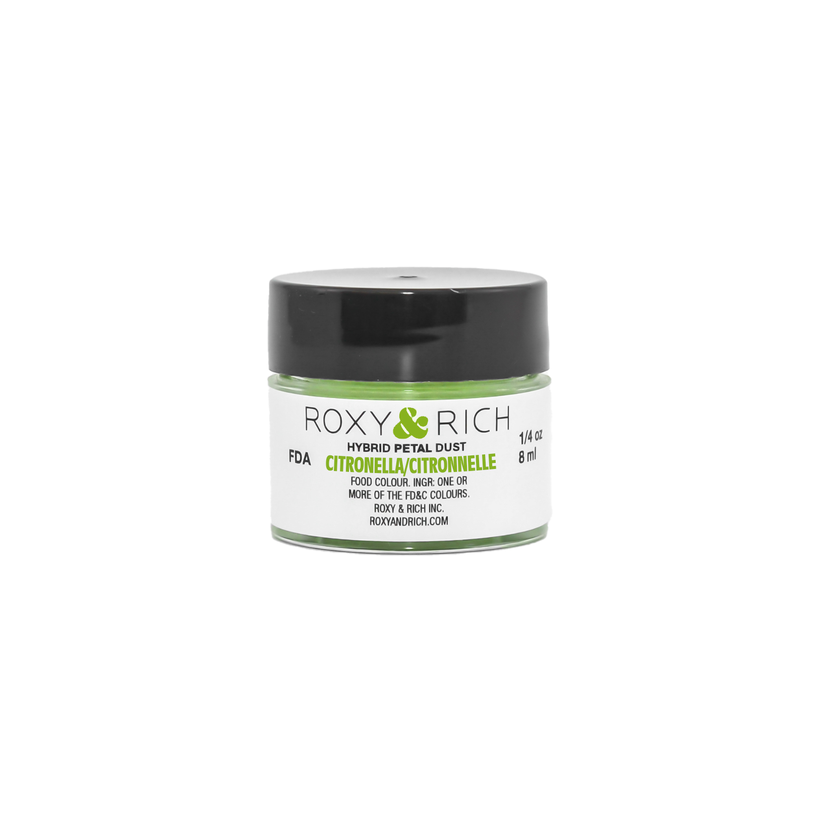 Poudres hybrides pour Pétales Citronnelle 7g/ 1/4 oz - Roxy & Rich - Poudres Hybrides Pétales - T2-016 - La Guilde Culinaire