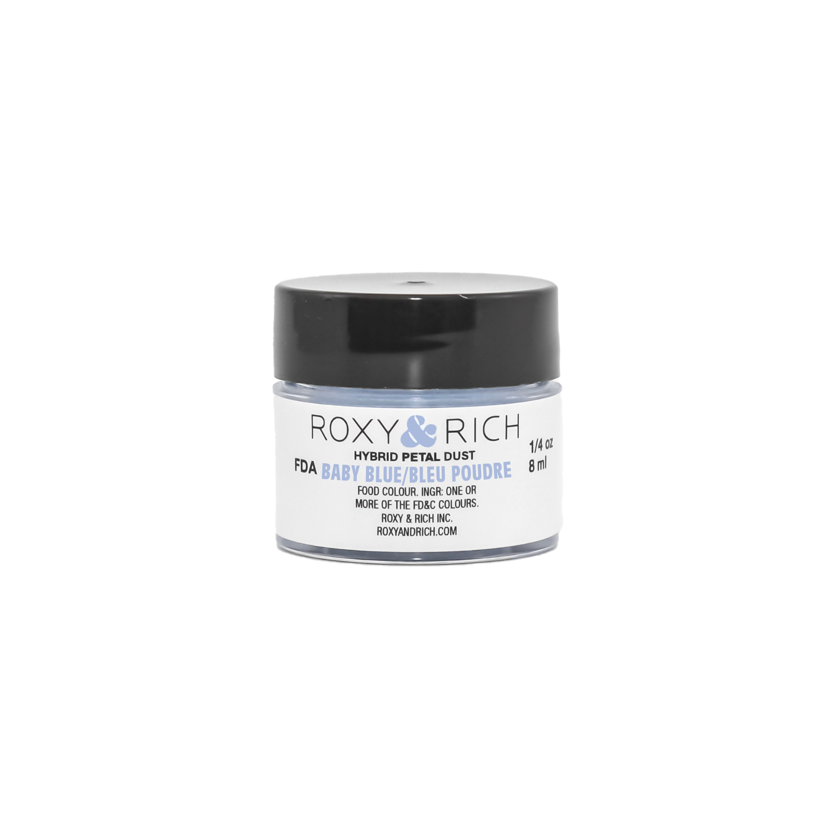 Poudres hybrides pour Pétales Bleu Poudré 7g/ 1/4 oz - Roxy & Rich - Poudres Hybrides Pétales - T2-057 - La Guilde Culinaire