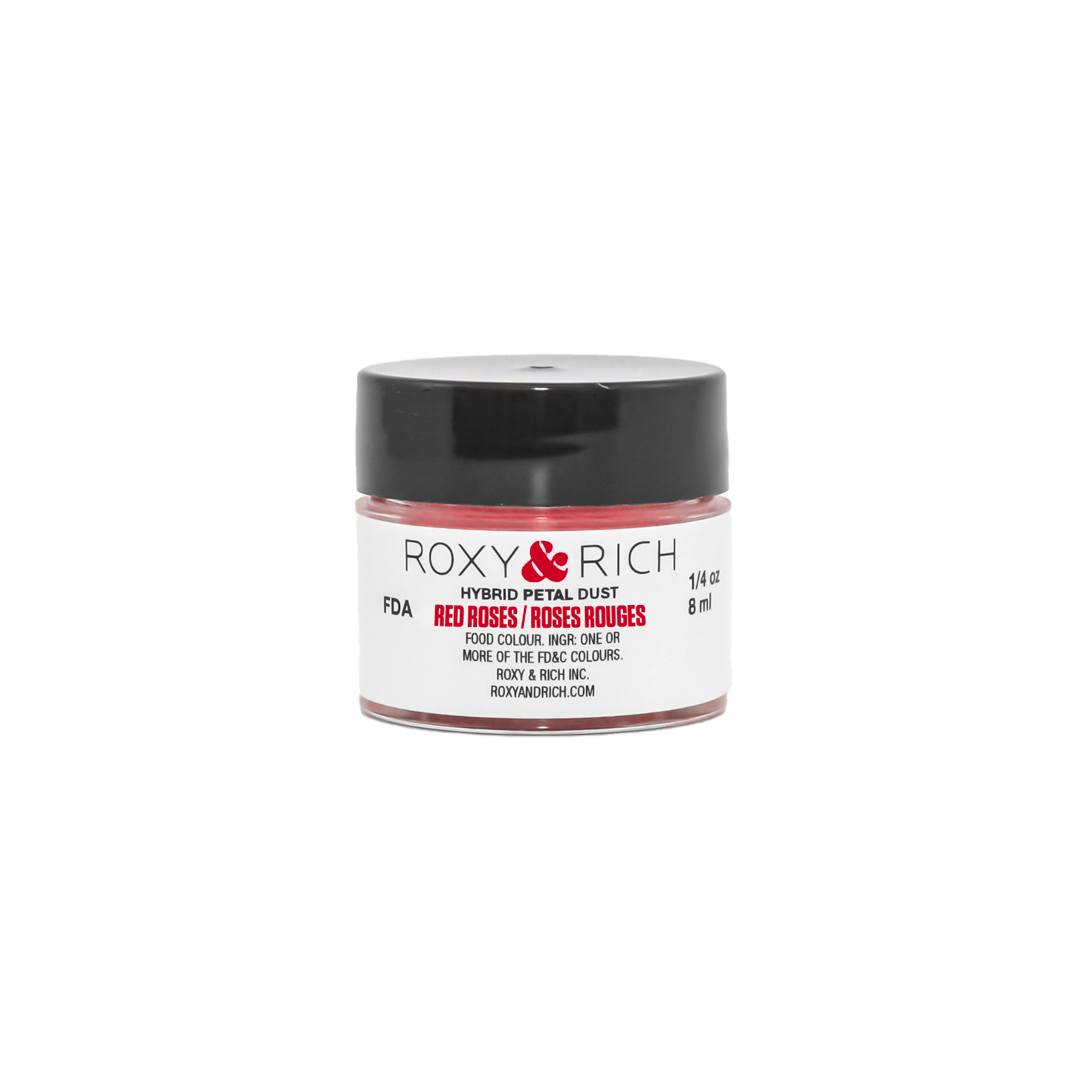 Poudres hybrides pour Pétales Roses Rouges 7g/ 1/4 oz - Roxy & Rich - Poudres Hybrides Pétales - T2-067 - La Guilde Culinaire