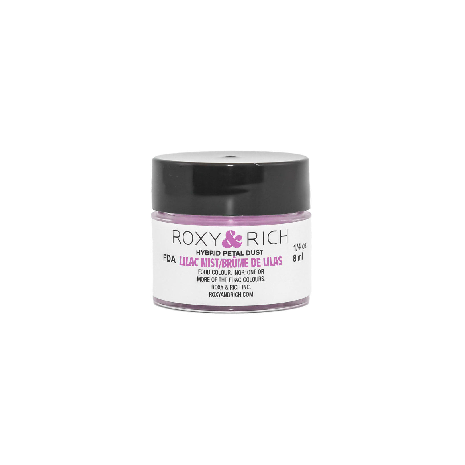 Poudres hybrides pour Pétales Brume de Lilas 7g/ 1/4 oz - Roxy & Rich - Poudres Hybrides Pétales - T2-076 - La Guilde Culinaire