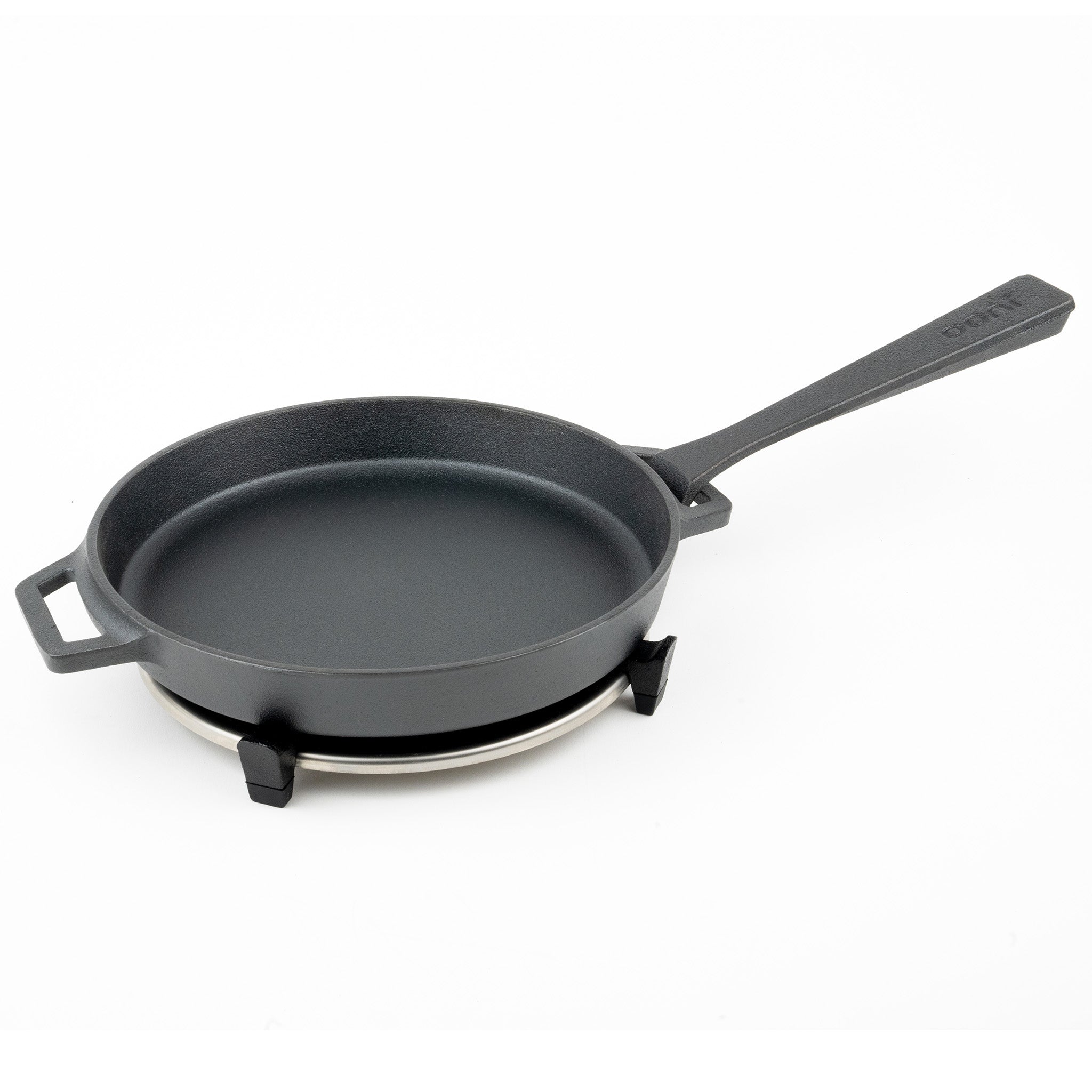 Poêle en fonte allant au four, planche inox Ooni - Ooni - Poêle en fonte - - La Guilde Culinaire