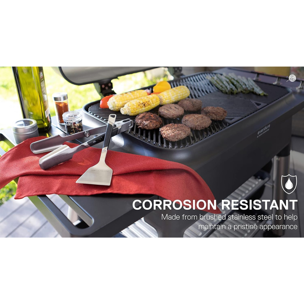Trousse d’outils haut de gamme, Pince et Spatule - Moyenne - Everdure - Accessoire pour BBQ - - La Guilde Culinaire