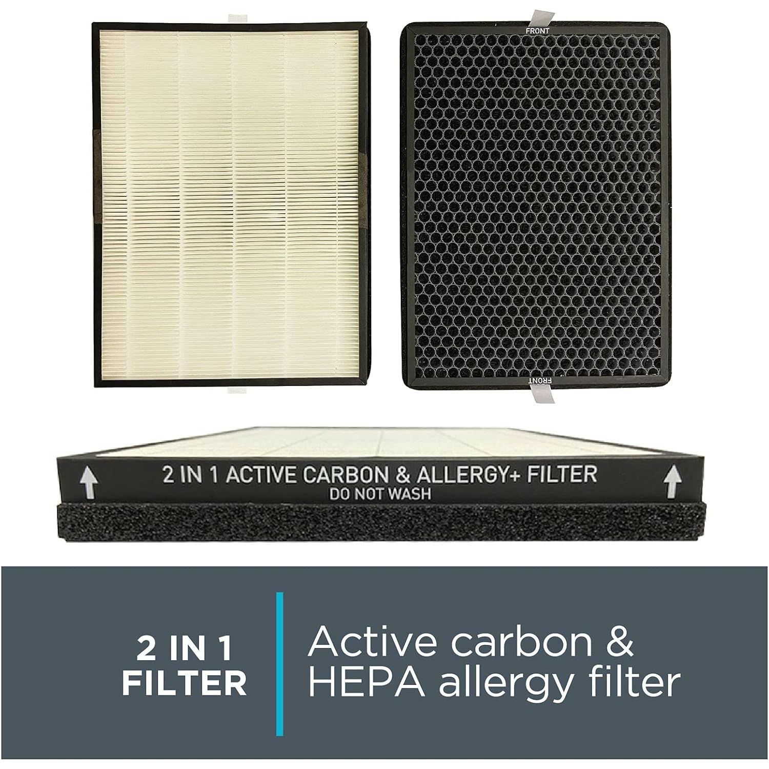 Filtre 2 en 1 Charbon & Allergie+ Pure Air - Rowenta    - Rowenta - Filtres pour purificateurs d'air -  - La Guilde Culinaire