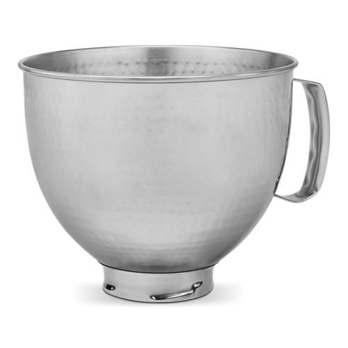 Bol en acier inoxydable martelé de 4,7 L - Kitchenaid - Bol batteur sur socle - - La Guilde Culinaire