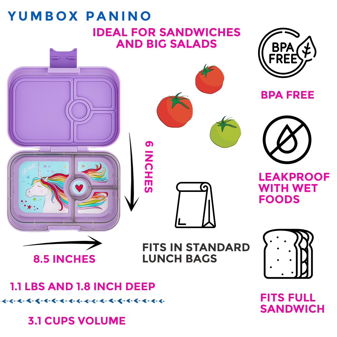 Yumbox Panino - Boîte à Bento Étanche et Amicale pour Sandwichs - Yumbox - Boîte à repas - - La Guilde Culinaire
