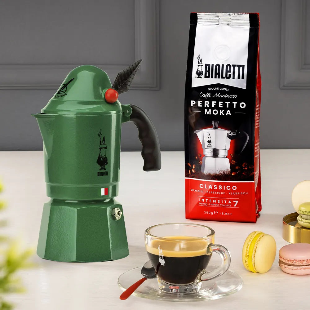 Cafetière expresso Alpina, 3 tasses - Bialetti - Cafetière italienne - - La Guilde Culinaire