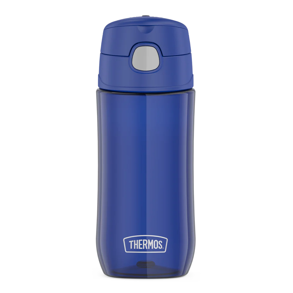 Bouteille d'eau en plastique pour enfants avec couvercle à bec verseur 470 ml (16oz) Myrtille - Thermos - Bouteille d'eau - GP4040BL6 - La Guilde Culinaire