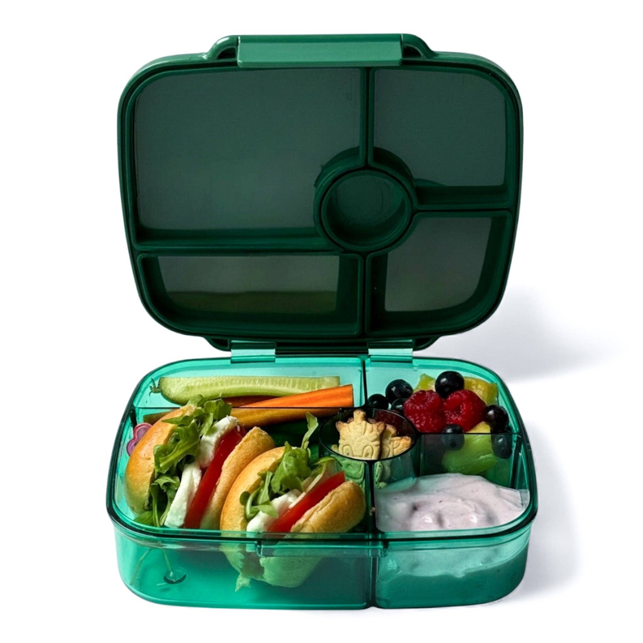 Yumbox Go - Boîte-repas bento étanche XL, plateau profond Vert Lima - Yumbox - Boîte à repas - LGG202510 - La Guilde Culinaire