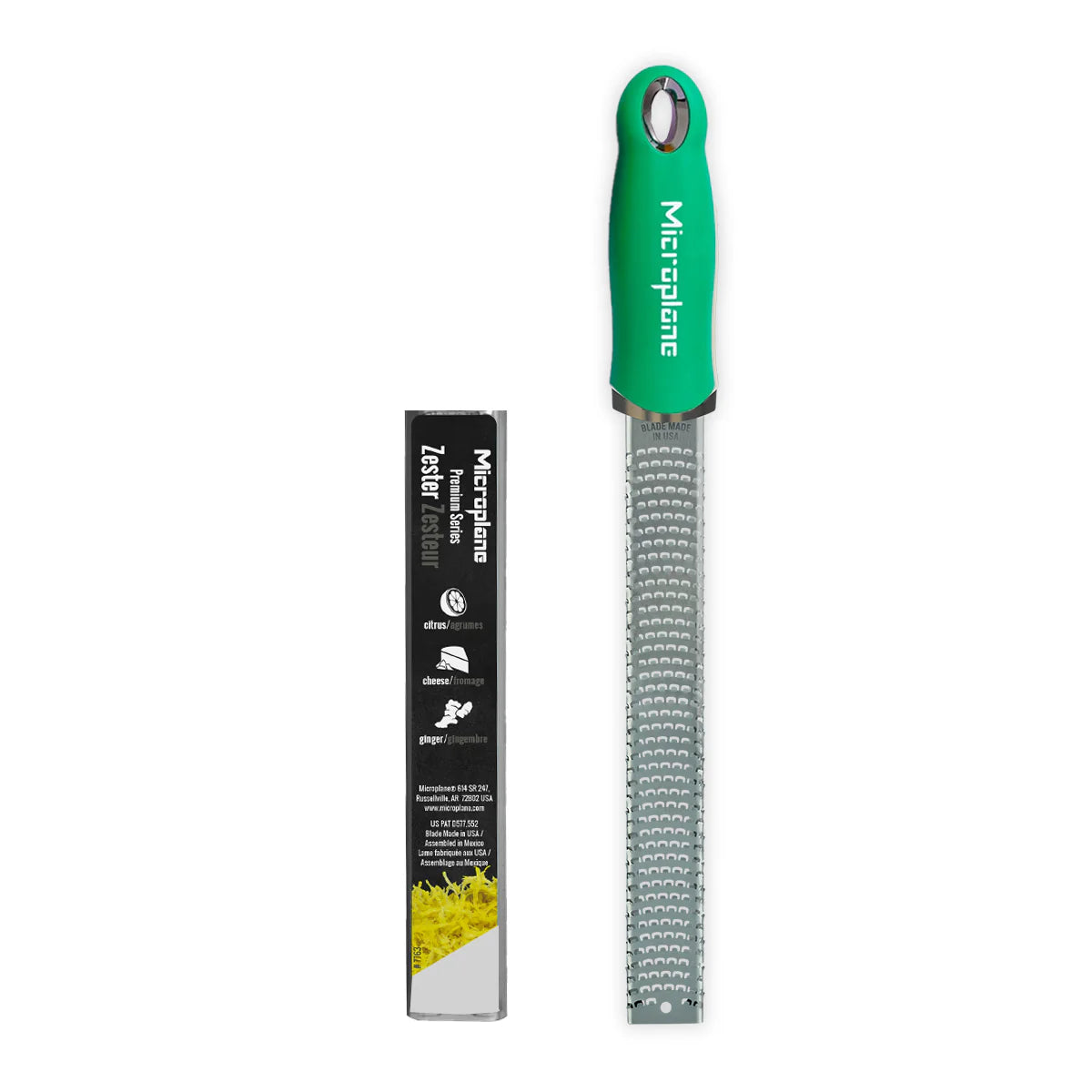 Zesteur-Râpe - Série Premium (Basilic Vert), Microplane - Microplane - Râpe et zesteur - - La Guilde Culinaire