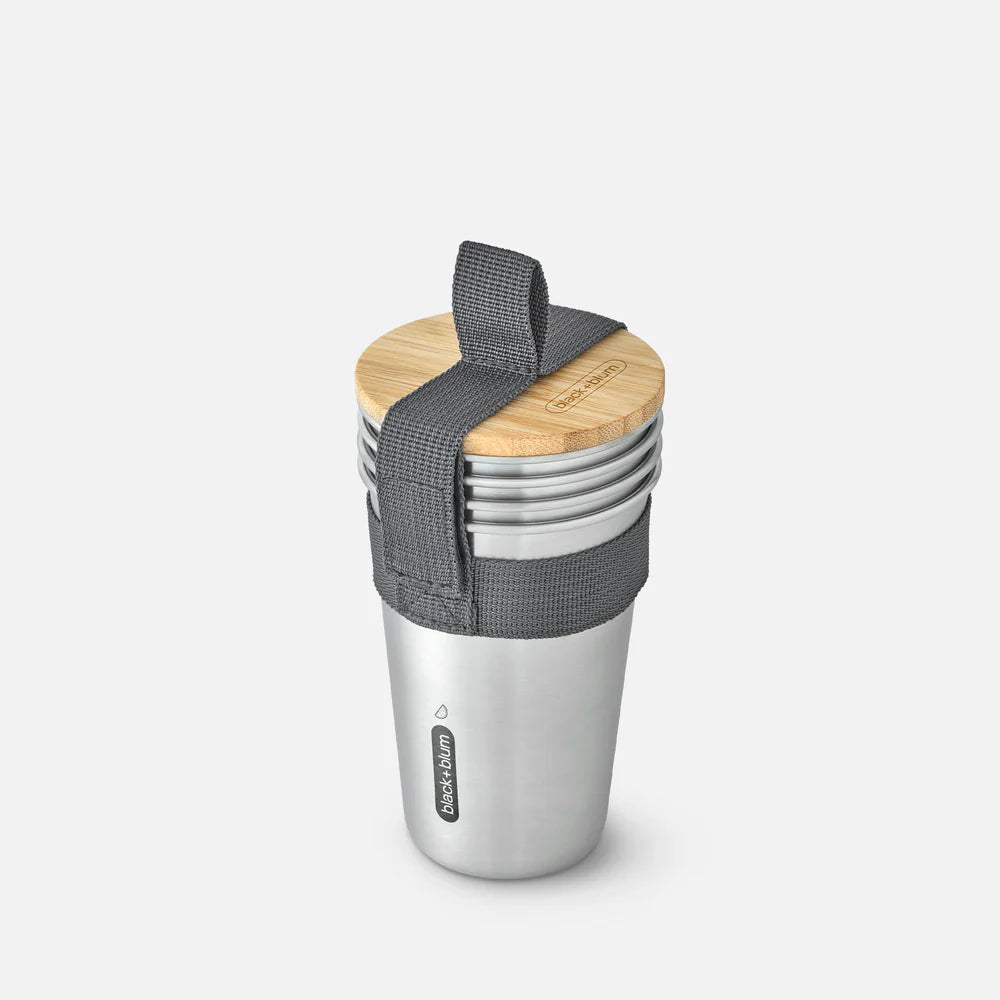 Set de tasses en inox - Black + Blum London - Goblet - - La Guilde Culinaire