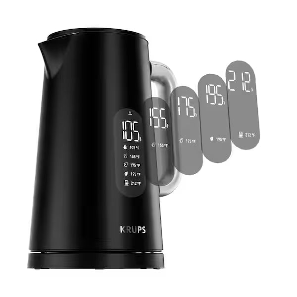 Bouilloire numérique Smart'n light 1,7 L 12 tasses - Krups - Bouilloire - - La Guilde Culinaire