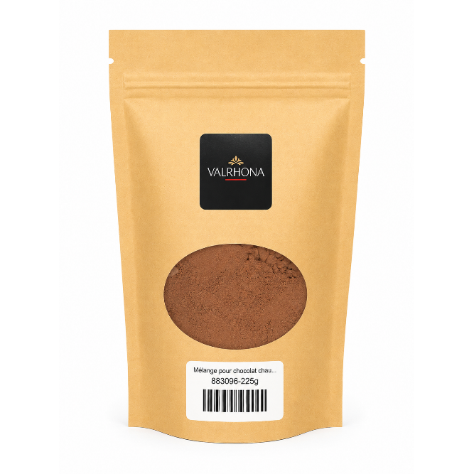 Mélange pour chocolat chaud noir Valrhona 225 g / 0.49 lbs - Valrhona - Chocolat - 883096-225g - La Guilde Culinaire