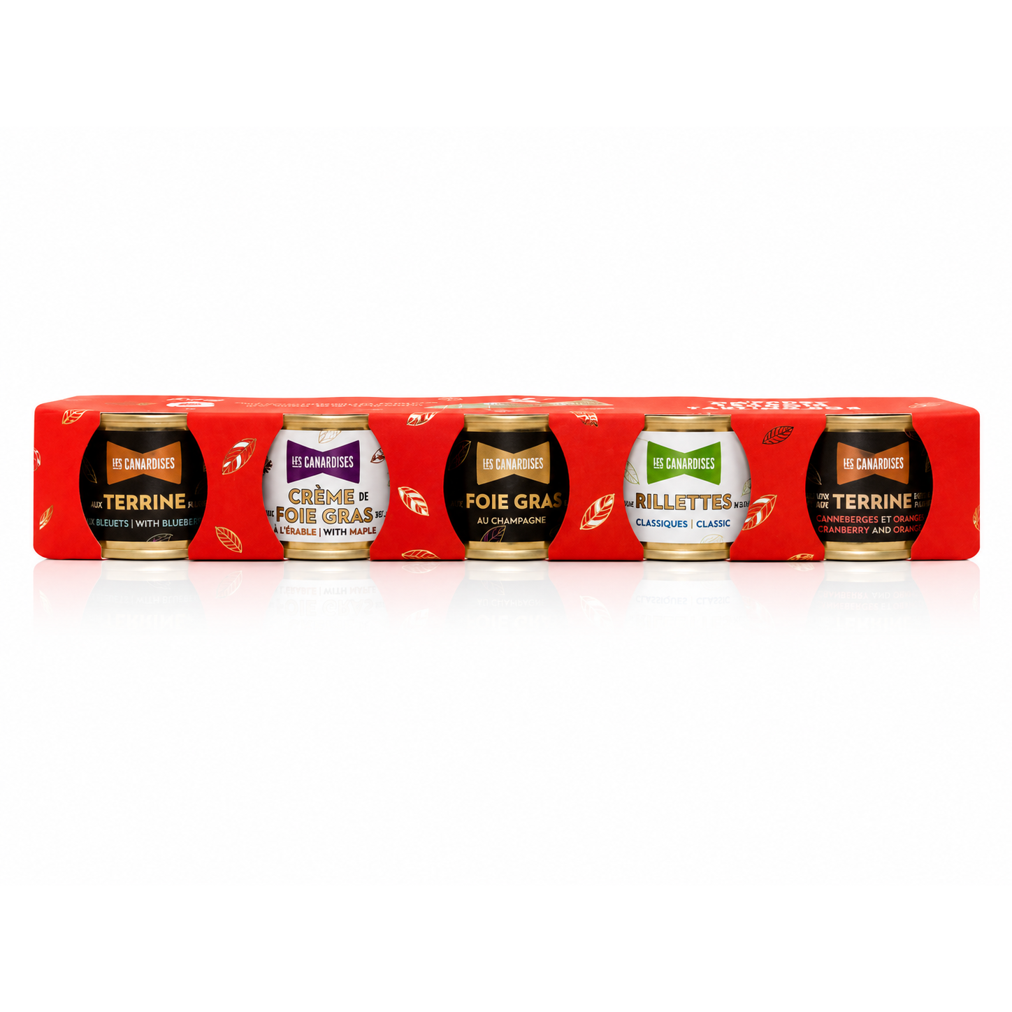 Coffret PRESTIGE ROUGE – 5 Mini format dégustation - Les Canardises - Pâté - - La Guilde Culinaire