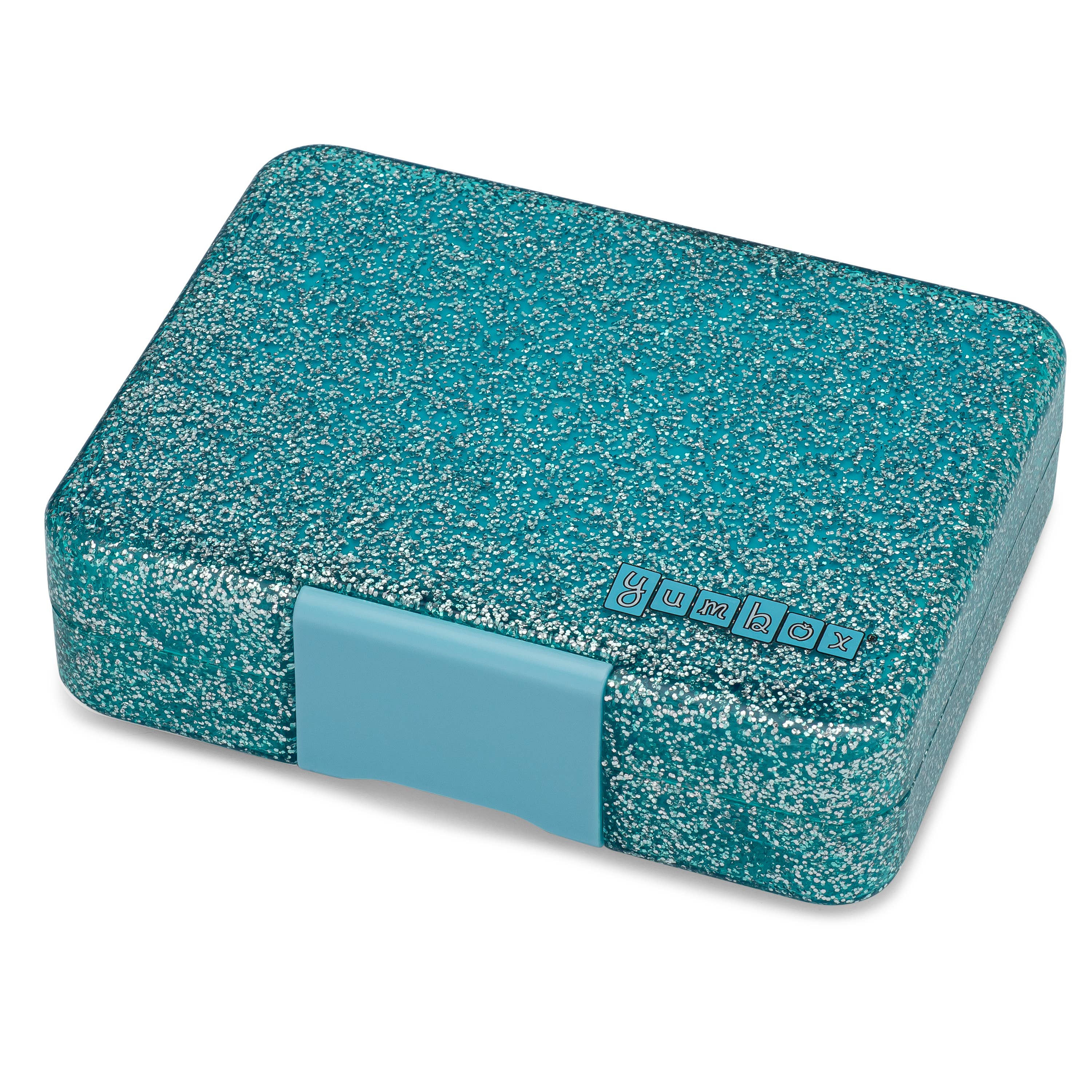 Collection de paillettes format snack Bleu sarcelle scintillant - Yumbox - Boîte à repas - TTSN202409 - La Guilde Culinaire