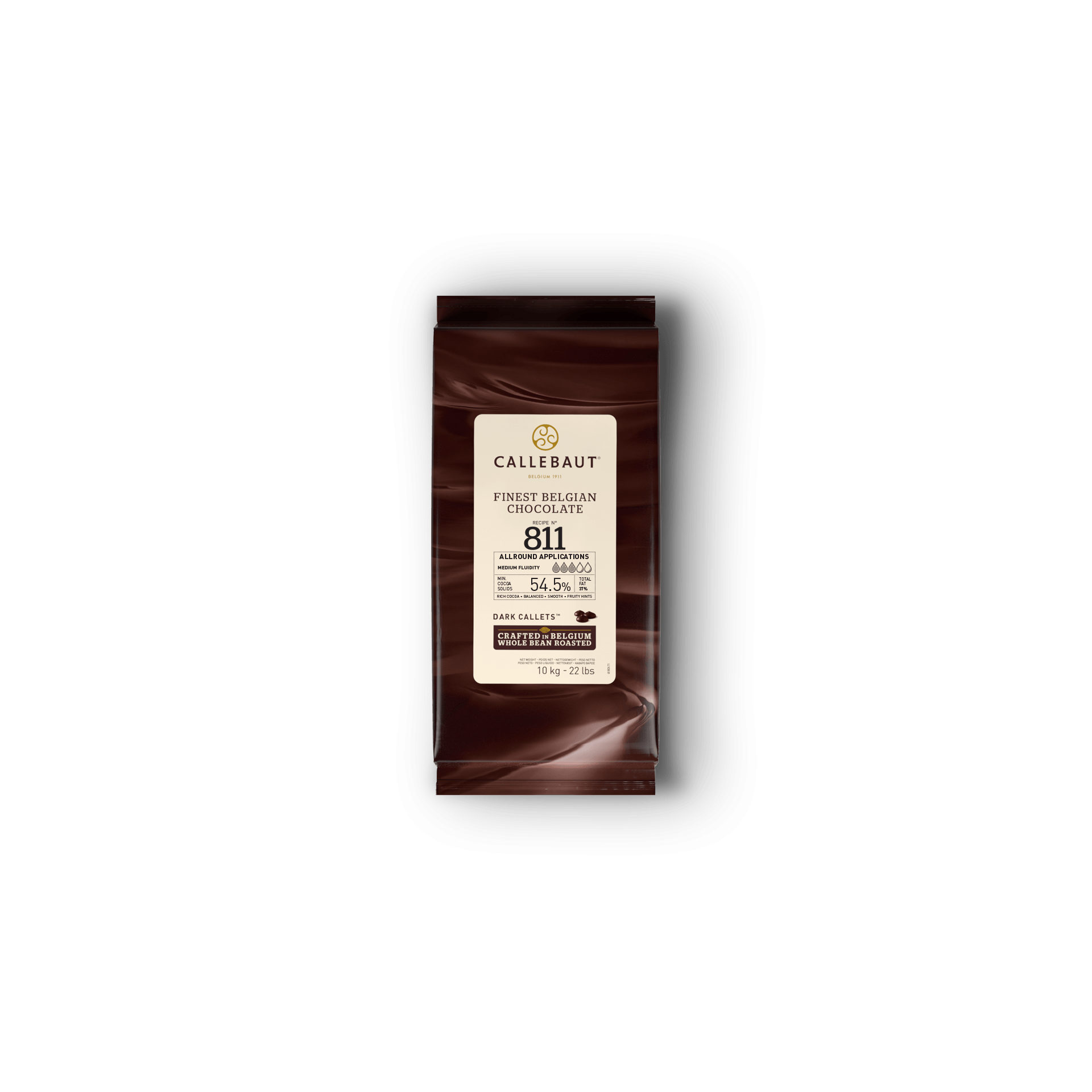 Chocolat Noir semi-sucré 54.5% - Callebaut 811NV    - Callebaut - Chocolat au lait -  - La Guilde Culinaire