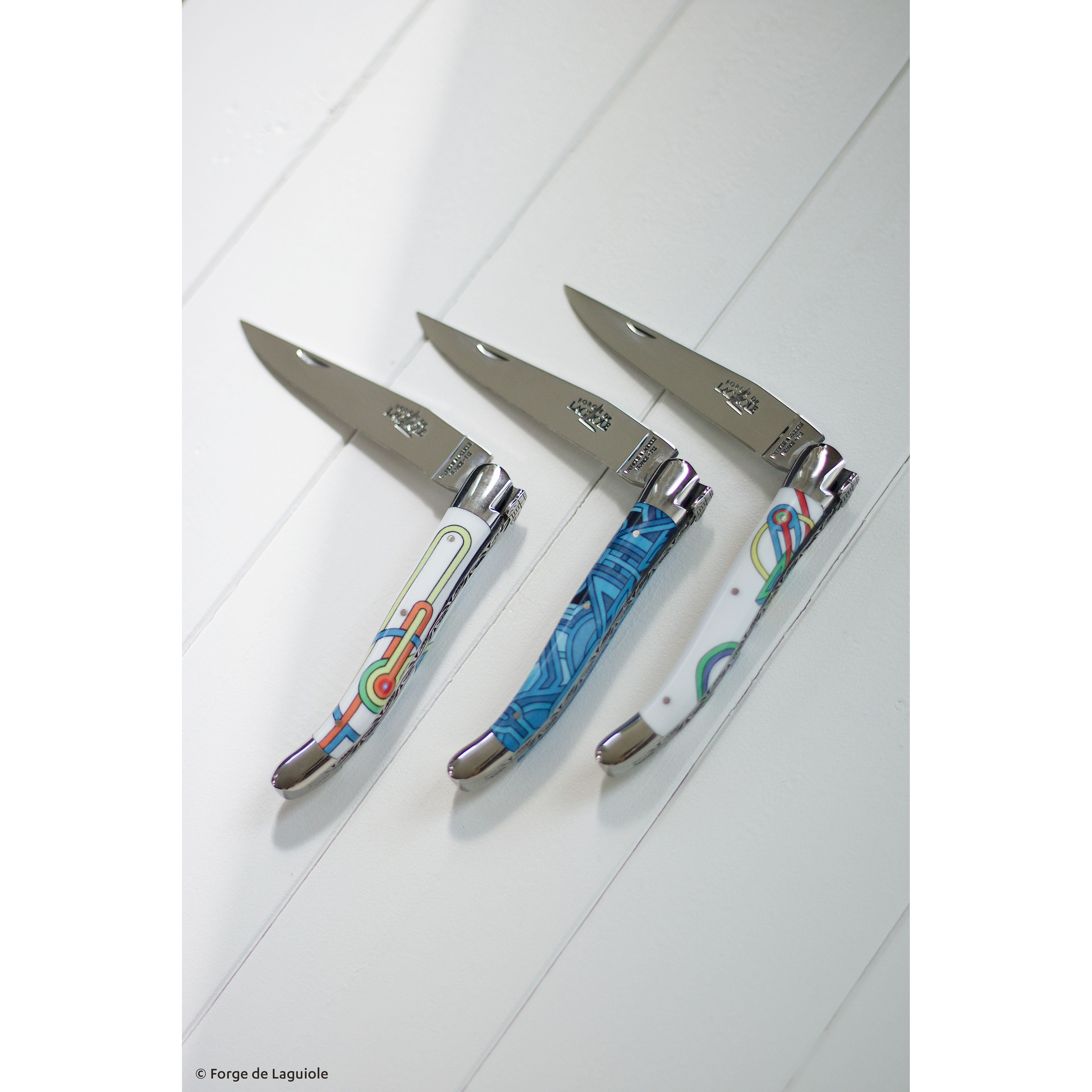 Couteau pliant 11 cm, mitres inox brillant, Seize Happywallmaker – Laguiole - Laguiole - Couteau de poche - - La Guilde Culinaire