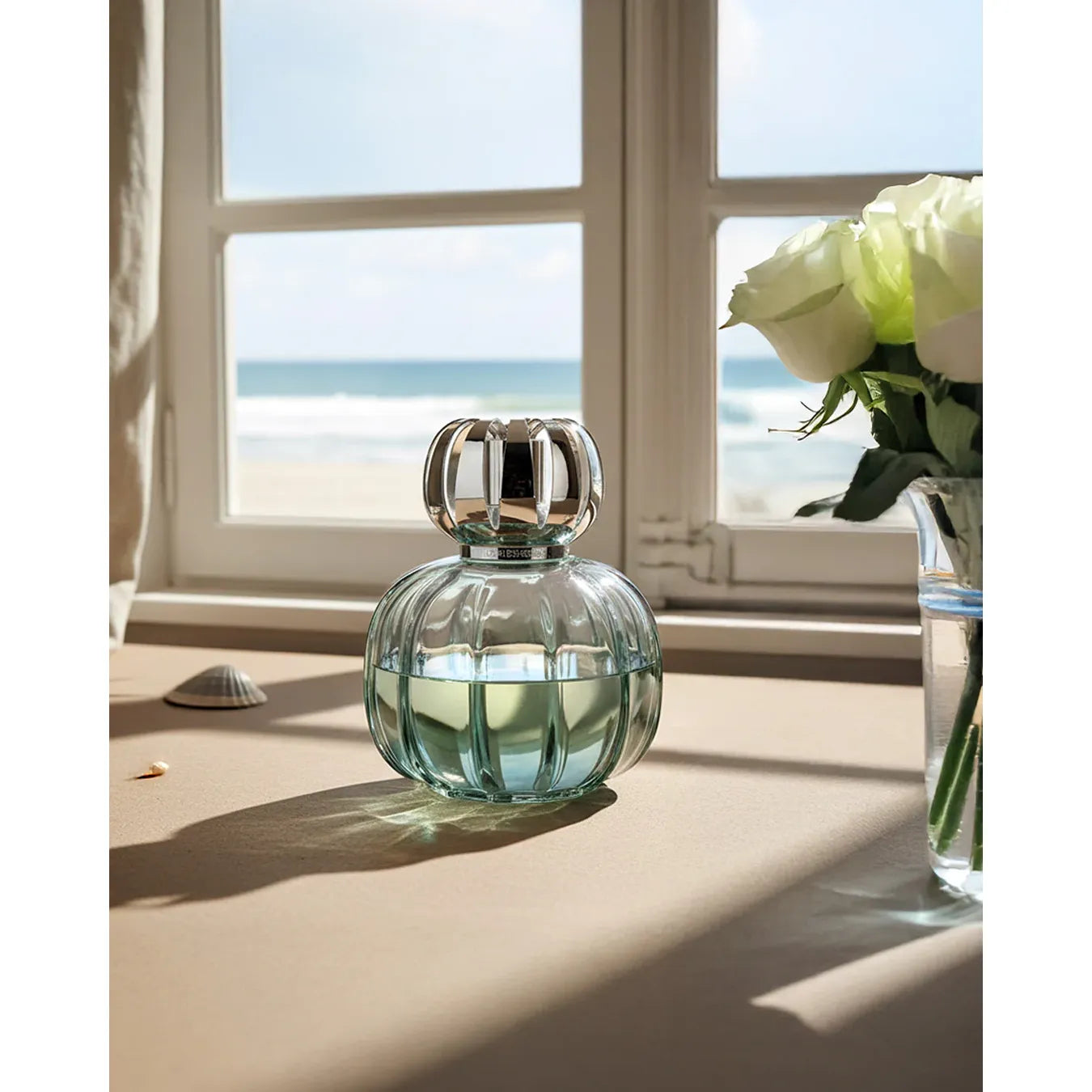 Coffret lampe Berger Corali Verte - Maison Berger Paris - Coffret Lampe Berger - - La Guilde Culinaire