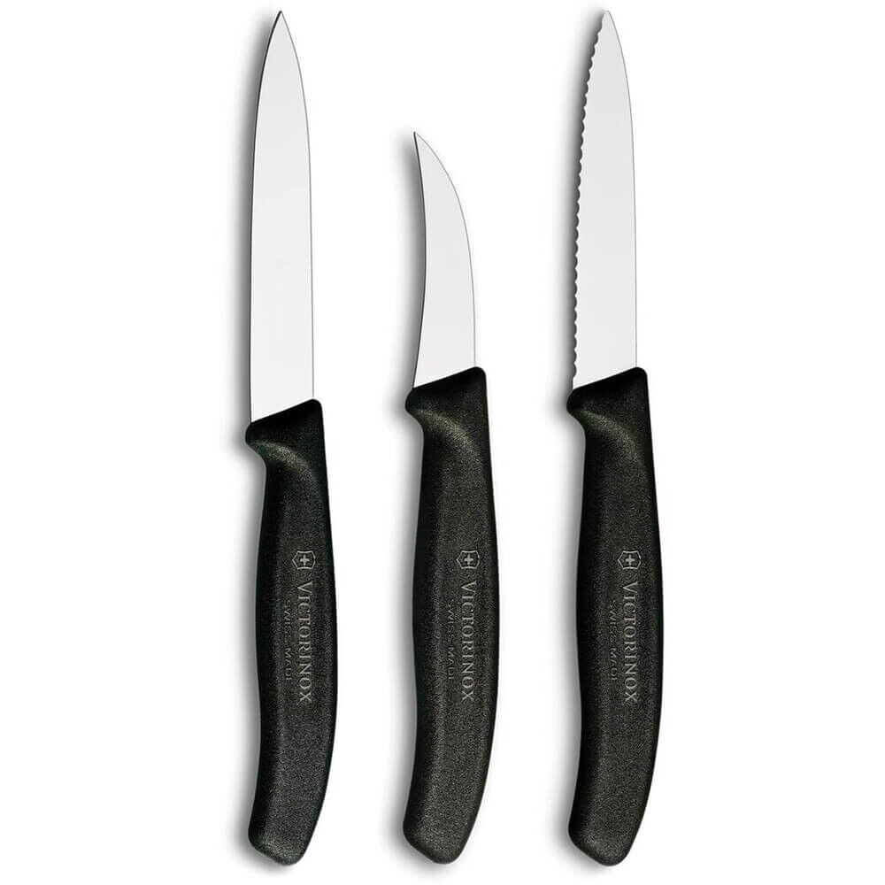 Swiss Classic Ensemble de 3 couteaux d'office * - Victorinox - Couteau d'office - - La Guilde Culinaire