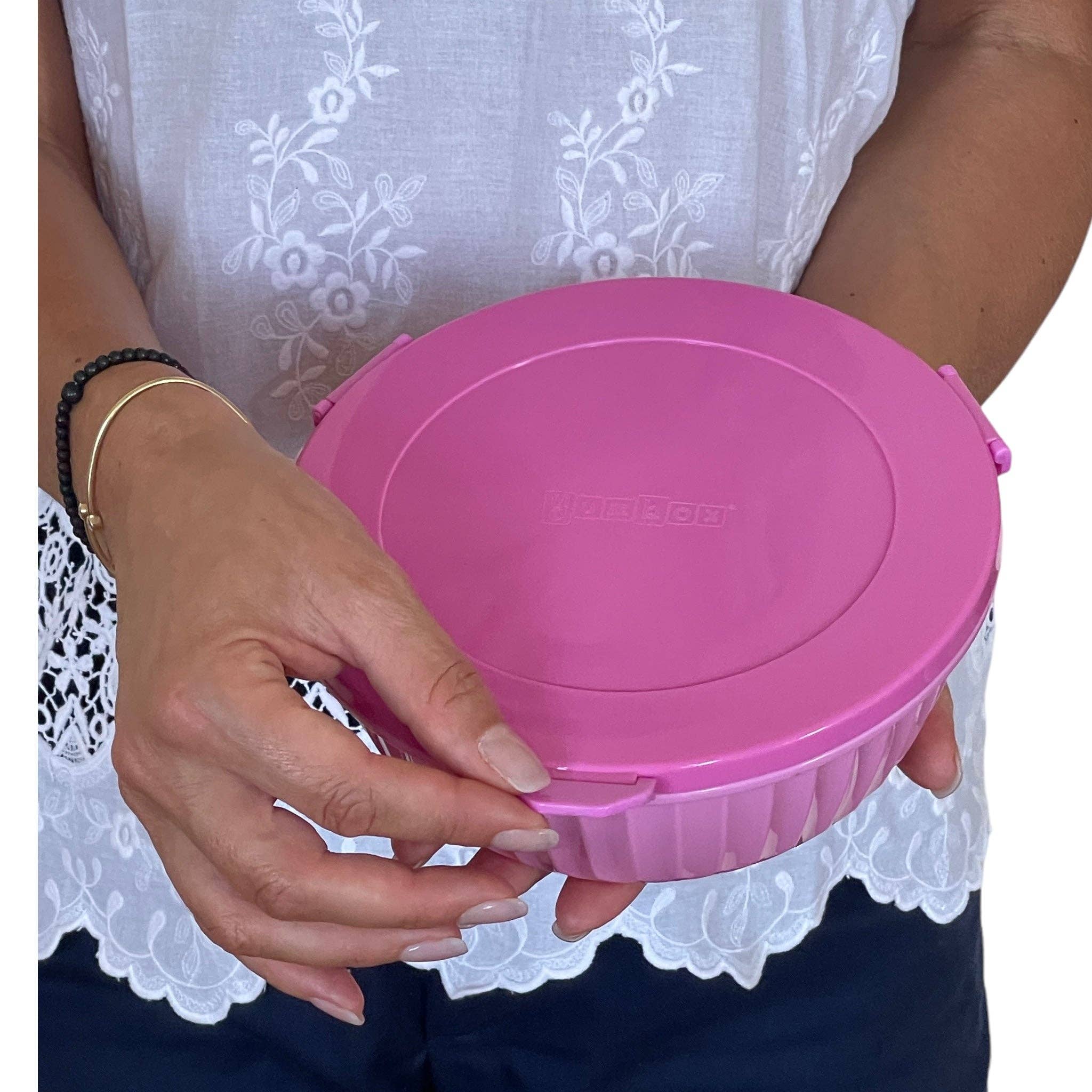 Bol à déjeuner étanche avec séparateur (Rose Goyave) - Yumbox - Boîte à repas - - La Guilde Culinaire