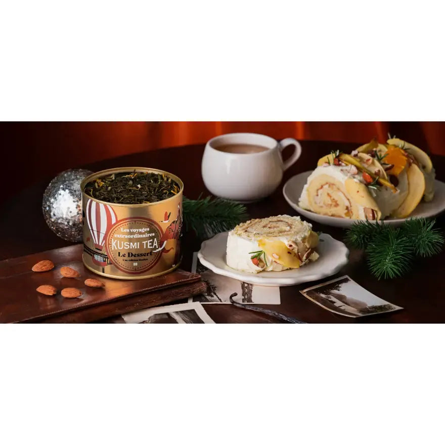 Thé "Le Dessert" - Boîte métal 90g - Kusmi Tea - Thé et infusion - - La Guilde Culinaire
