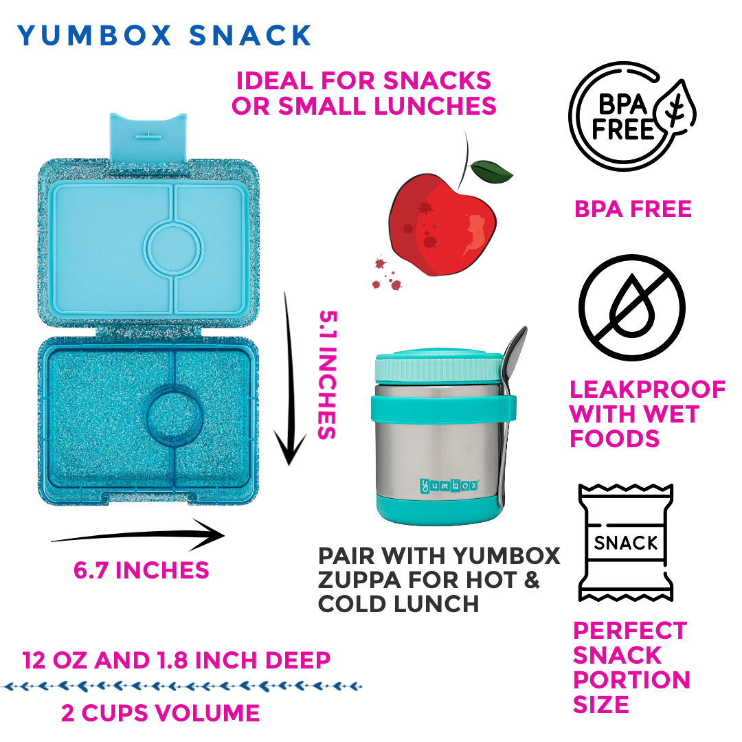 Collection de paillettes format snack - Yumbox - Boîte à repas - - La Guilde Culinaire