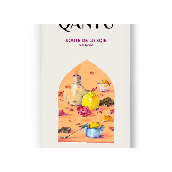 Chocolat Noir CHUNCHO 70% - Épices: La route de la soie - QANTU - QANTU - Tablette de chocolat - - La Guilde Culinaire