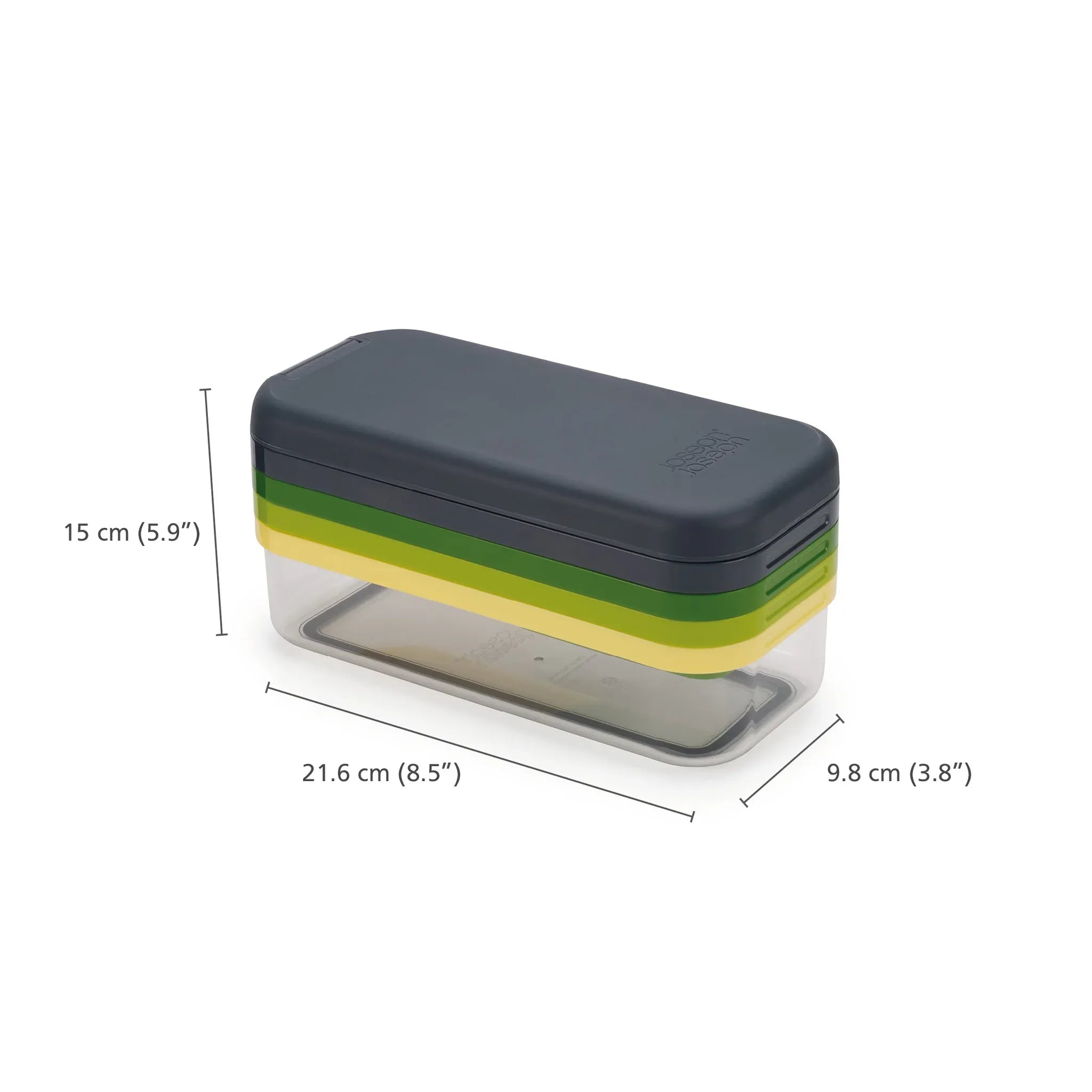 Multi-prep Compact ens. 4-en-1 pour trancher - Joseph Joseph - Râpe et zesteur - - La Guilde Culinaire