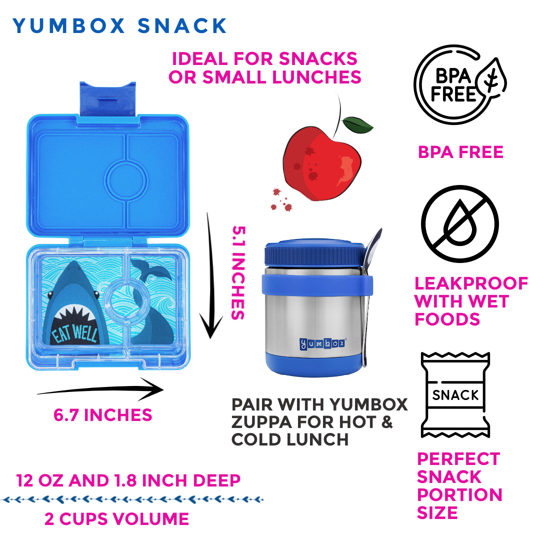 Yumbox Snack - Boîte à Lunch Bento de Petite Taille - Yumbox - Boîte à repas - - La Guilde Culinaire