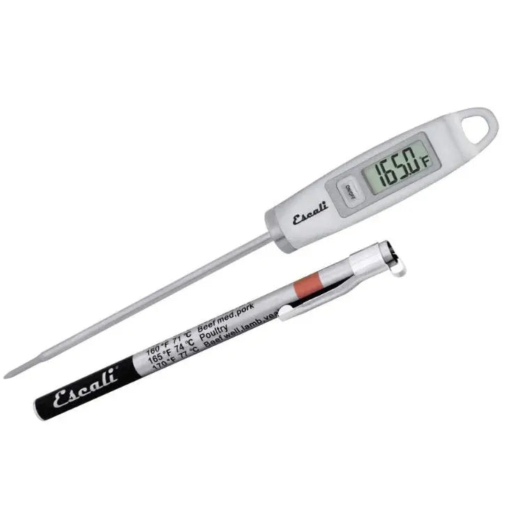 Thermomètre digital Gourmet Blanc - Escali - Thermomètre de cuisine - DH1-W - La Guilde Culinaire