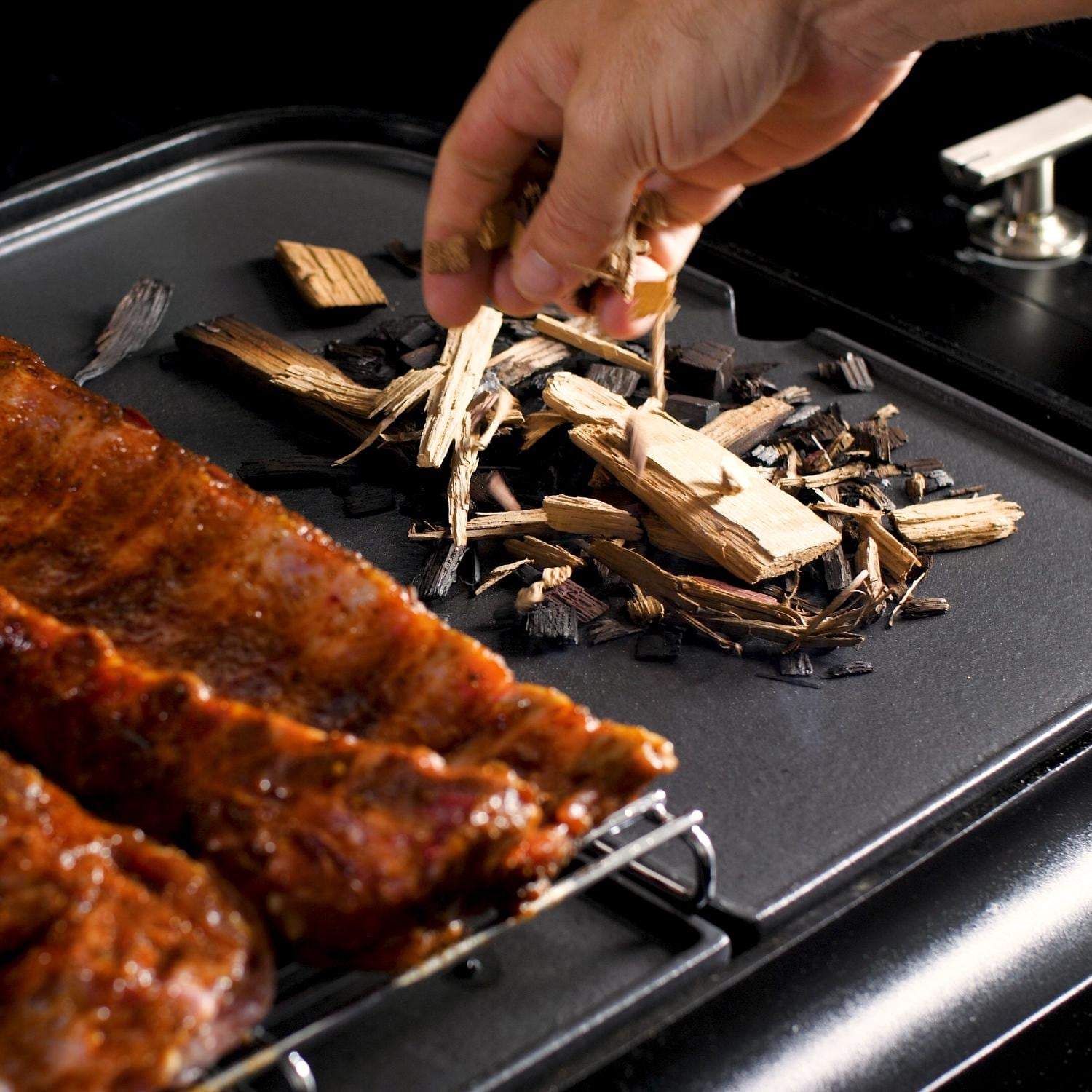 Plaque plate (gauche/droite) FORCE Everdure    - Everdure - Accessoire pour BBQ -  - La Guilde Culinaire